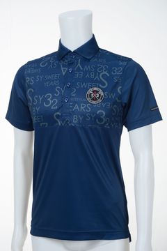PATTERN POLO SHIRTS 4 | ポロシャツ | ネイビー | メンズ | ゴルフウェア