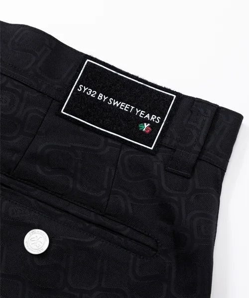 STRETCH SYG WOVEN JQ LONG PANTS | ロングパンツ | ブラック | メンズ | ゴルフウェア