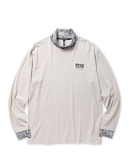 HIGH NECK LONG SLEEVE TEE | ハイネックTシャツ | メンズ | ゴルフウェア | グレー