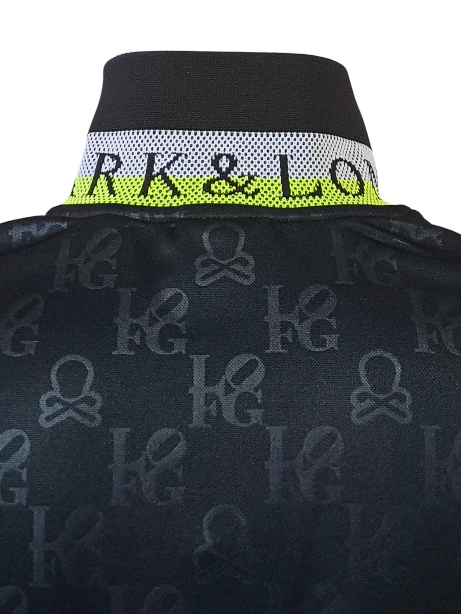 Ever Monogram Embossed Polo | ポロシャツ | ブラック | メンズ | ゴルフウェア