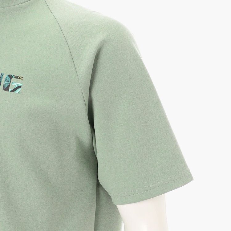 CR MEN’S BOTANICAL LOGO HIGHNECK （リラックスフィット） | ハイネックシャツ | セージグリーン | メンズ | ゴルフウェア