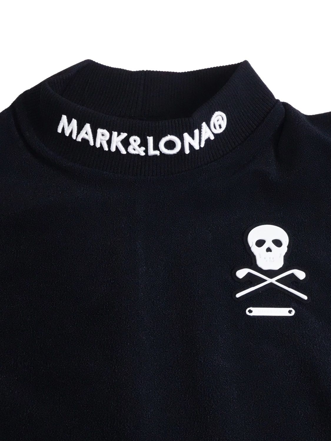 Superb Micro Pile Tee | モックネックTシャツ | ブラック | レディース | ゴルフウェア