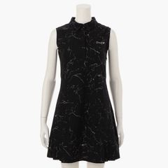 WOMENS TIE DYE NO SLEEVE ONE PIECE | ワンピース | タイダイ柄 | ブラック | レディース | ゴルフウェア