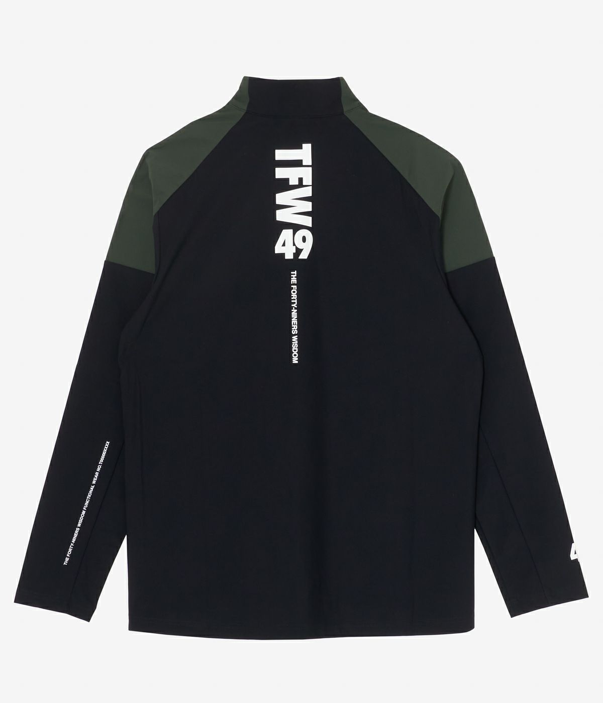 L/S HALF ZIP MOCKNECK T | モックネック | Tシャツ | ブラック | カーキ | メンズ | ゴルフウェア