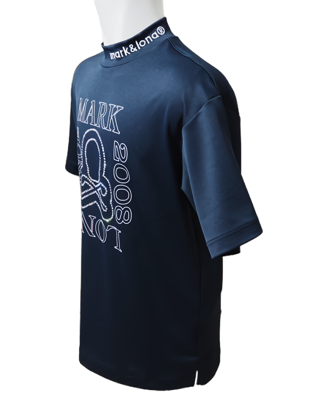 Ever Swarovski Mock Neck | モックネック | Tシャツ | ブラック | メンズ | ゴルフウェア