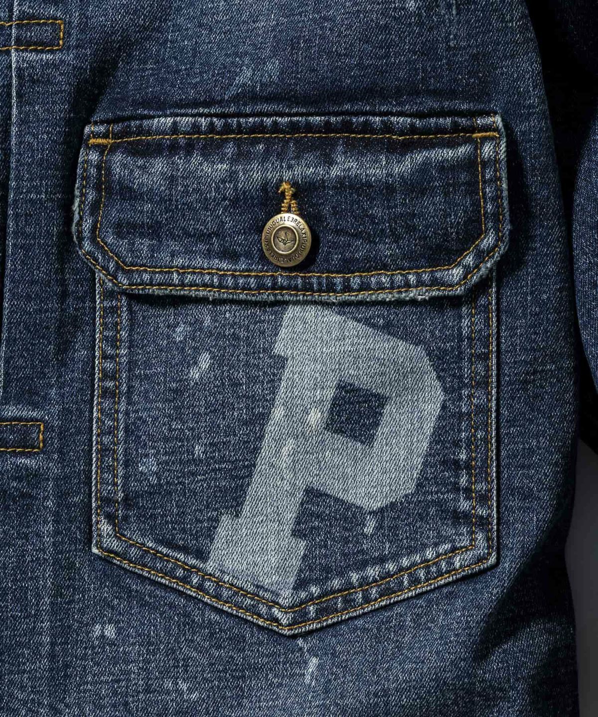 LOGO PATCH DENIM JAKET | ブルゾン | インディゴ | メンズ