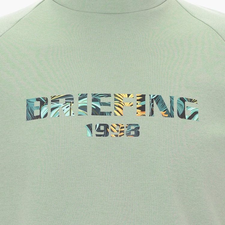CR MEN’S BOTANICAL LOGO HIGHNECK （リラックスフィット） | ハイネックシャツ | セージグリーン | メンズ | ゴルフウェア