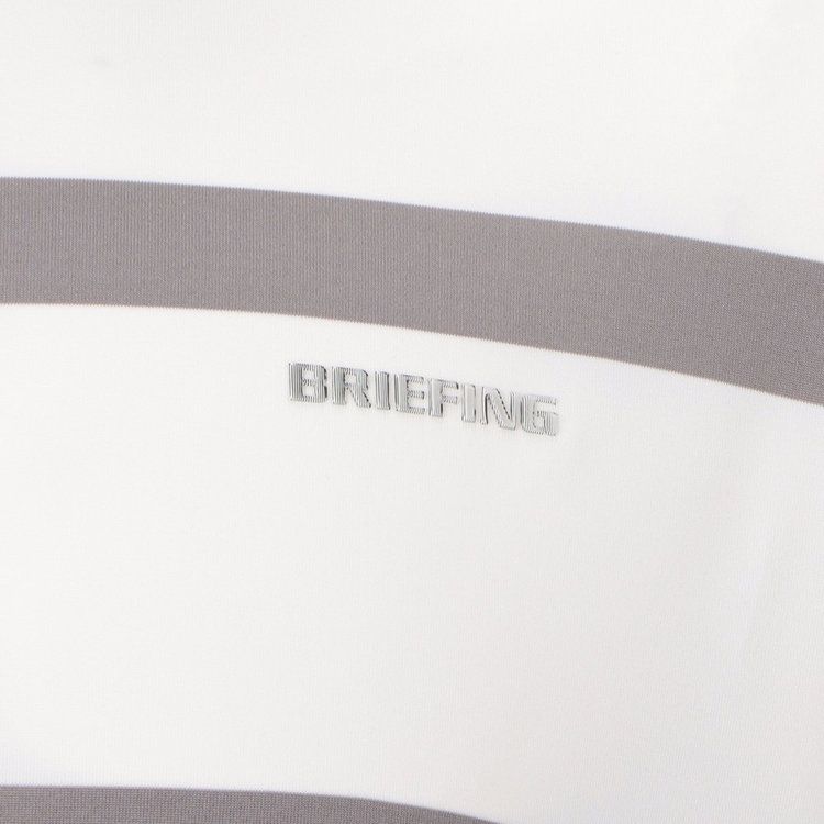 MEN’S PANEL STRIPE HIGHNECK （リラックスフィット） | ハイネックシャツ | ホワイト | メンズ | ゴルフウェア