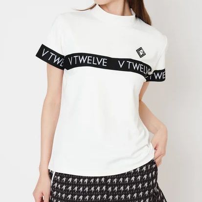 PSTYLE MOCK | モックネックシャツ | ホワイト | レディース | ゴルフウェア