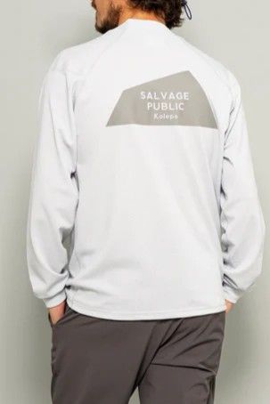マロオモックネック L/S（Kolepa Stamp） | Tシャツ | アイスグレー | メンズ | ゴルフウェア
