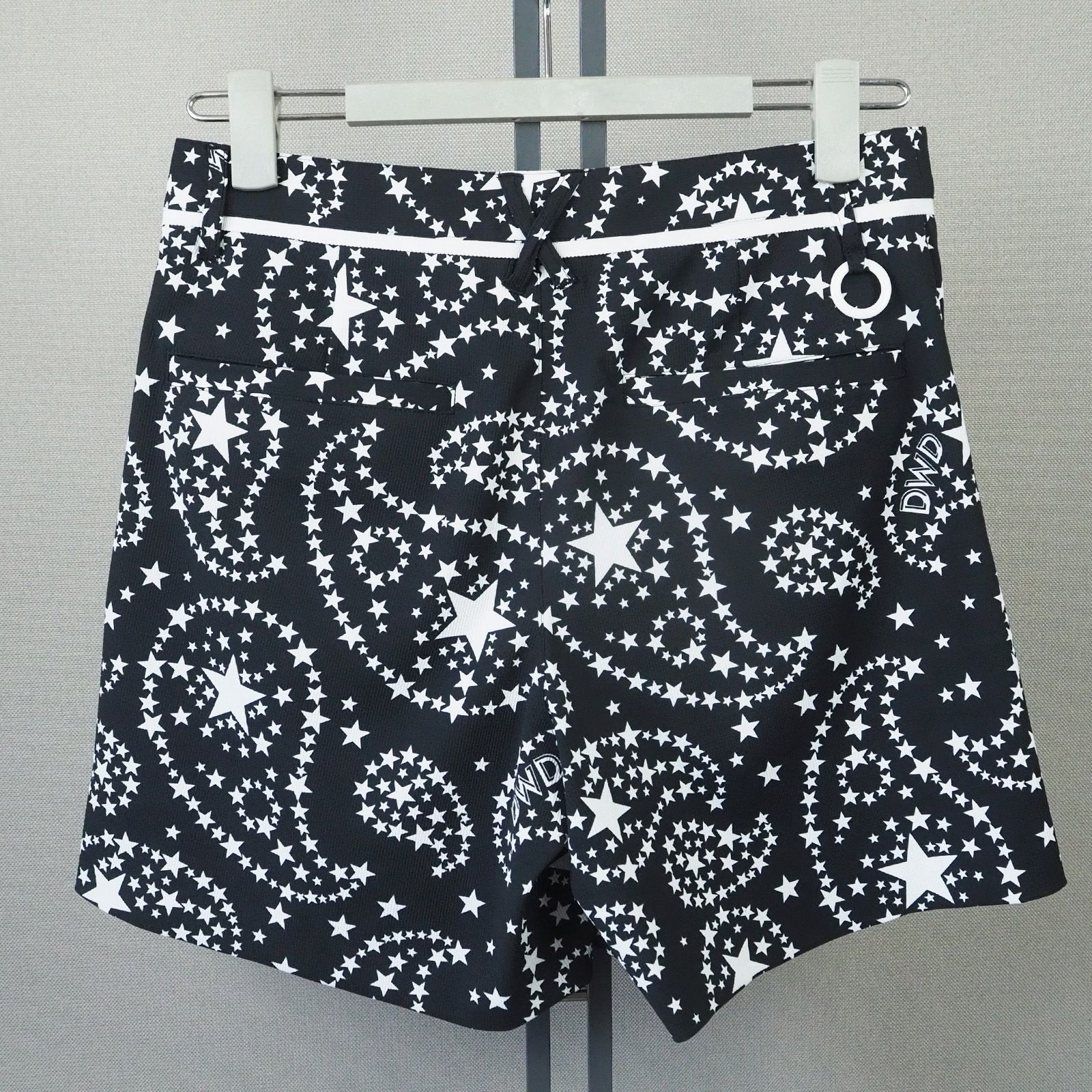 ペイズリープリント バイヤスプリーツスカート | ショートパンツ スカパン | ブラック | レディース | ゴルフウェア