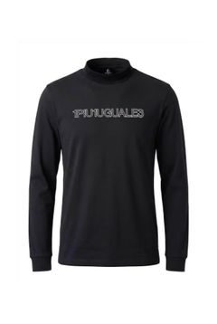 FRONT LOGO MOCK NECK LONG SLEEVE | モックネックシャツ | ブラック | メンズ | ゴルフウェア