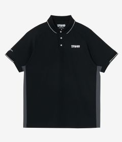 LINE SLEEVE POLO | ポロシャツ | ブラック | メンズ | ゴルフウェア