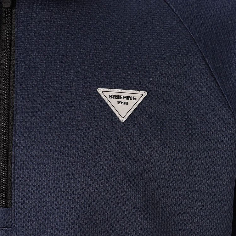 REF MEN'S HEM LOGO LS HALFZIP（リラックスフィット） | ネイビー | メンズ | ゴルフウェア