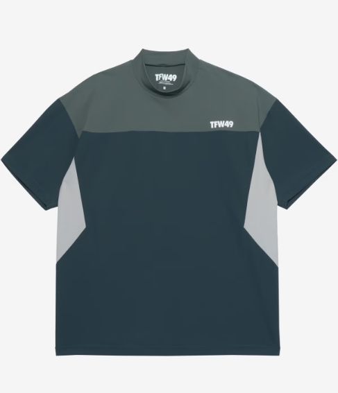 WIDE SHORT SLEEVE MOCKNECK | モックネック | グリーン | メンズ | ゴルフウェア