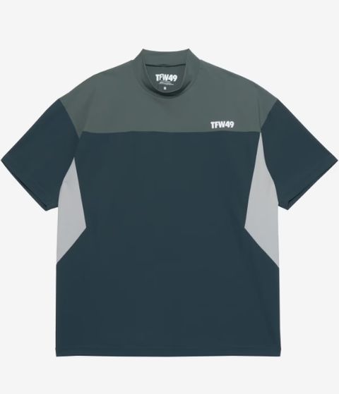 WIDE SHORT SLEEVE MOCKNECK | モックネック | グリーン | メンズ | ゴルフウェア