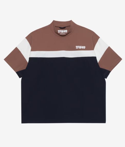 SHORT SLEEVE MOCK NECK | モックネック | ネイビー | レディース | ゴルフウェア