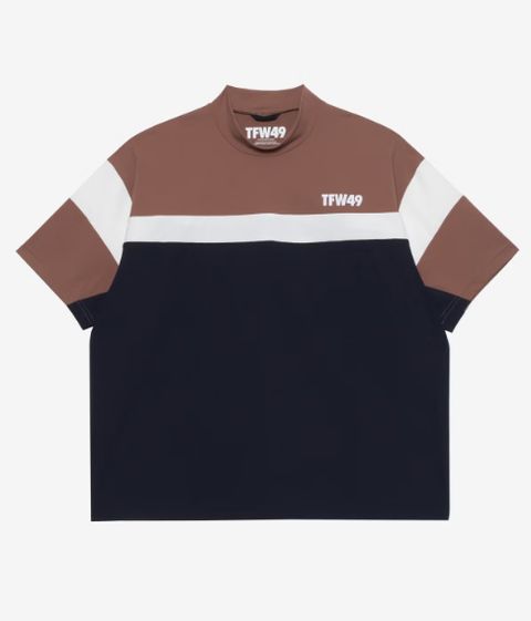 SHORT SLEEVE MOCK NECK | モックネック | ネイビー | レディース | ゴルフウェア