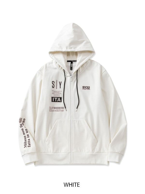 3 LAYER FLEECE LINING ZIP HOODIE | パーカー | ホワイト | メンズ | ゴルフウェア