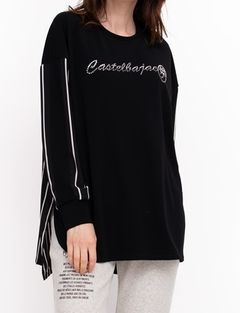 マットストレッチポンチチュニックTシャツ | チュニック | ブラック | レディース
