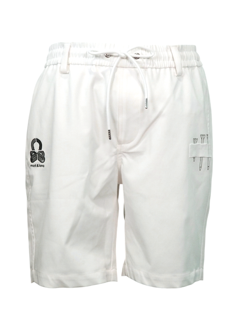 Quadra Performance Twill Golf Shorts | ショートパンツ | ホワイト | メンズ | ゴルフウェア