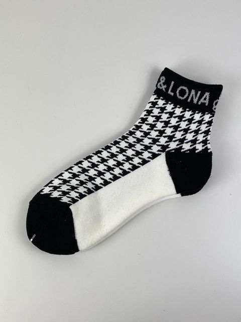 Ever Dogtooth Socks | ソックス | ホワイト | メンズ | ゴルフウェア