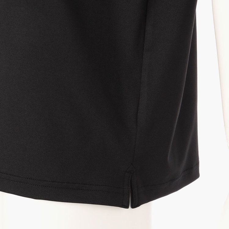 MENS SLEEVE LOGO HIGH NECK RELAXED FIT | ハイネックシャツ | ブラック | メンズ | ゴルフウェア