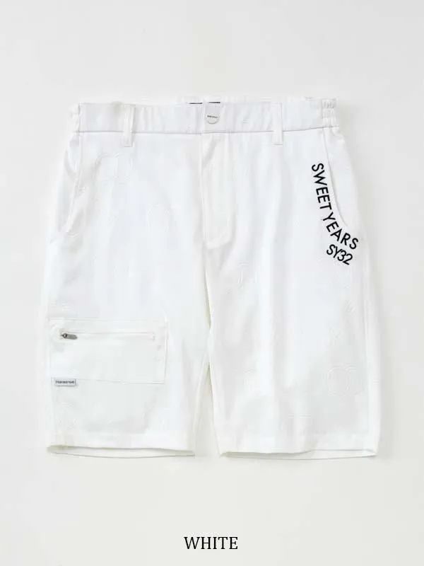 BACK EMBOSS SHORTS | ショートパンツ | ホワイト | メンズ | ゴルフウェア