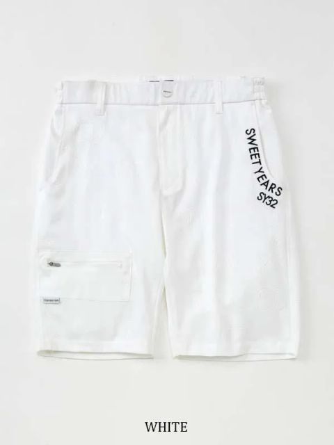 BACK EMBOSS SHORTS | ショートパンツ | ホワイト | メンズ | ゴルフウェア