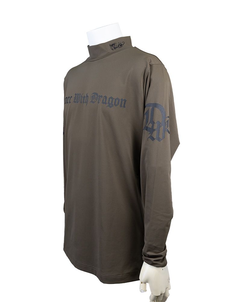 COCOTY ECO天竺モック | モックネックシャツ | カーキ | メンズ | ゴルフウェア