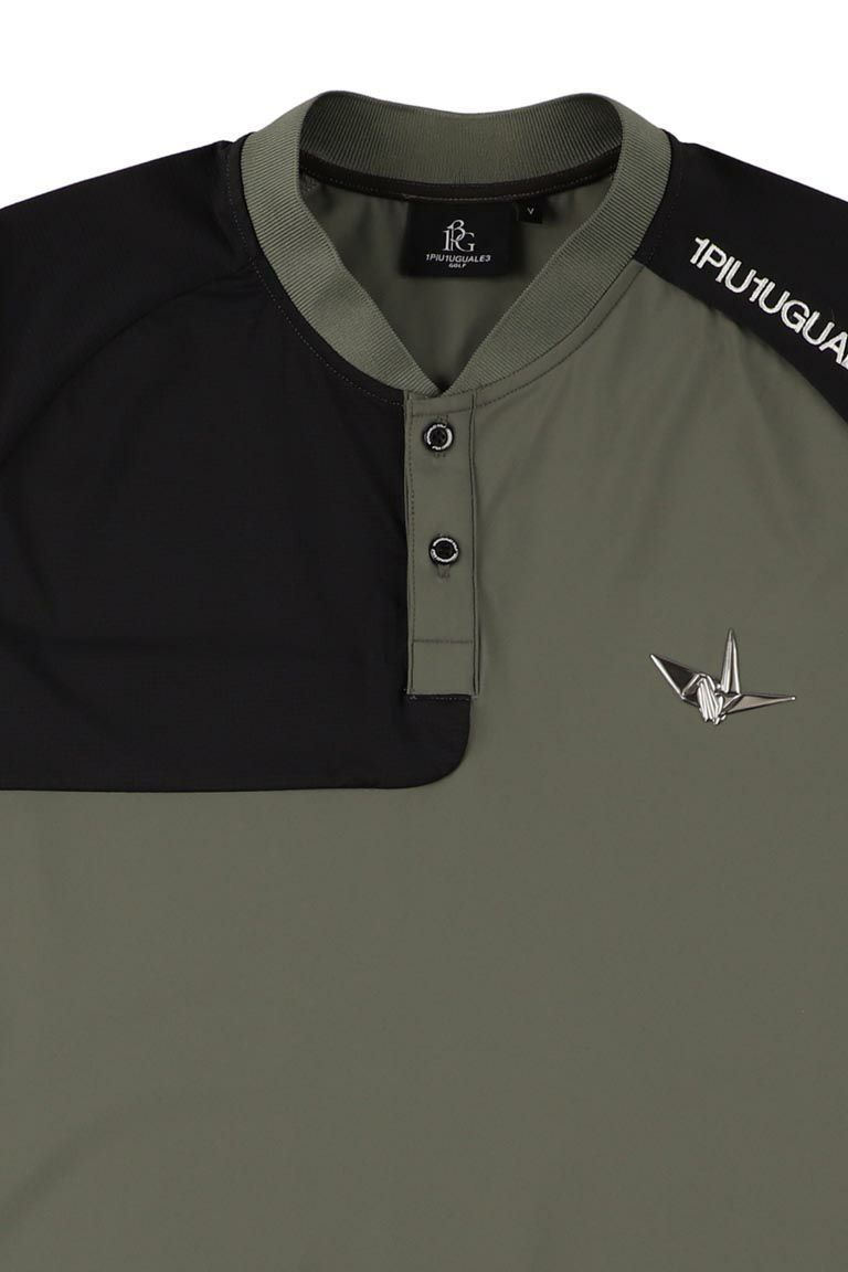 【2026年SS予約商品】BLADE POLO［NAVY］| モックネックシャツ | カーキ | メンズ | ゴルフウェア