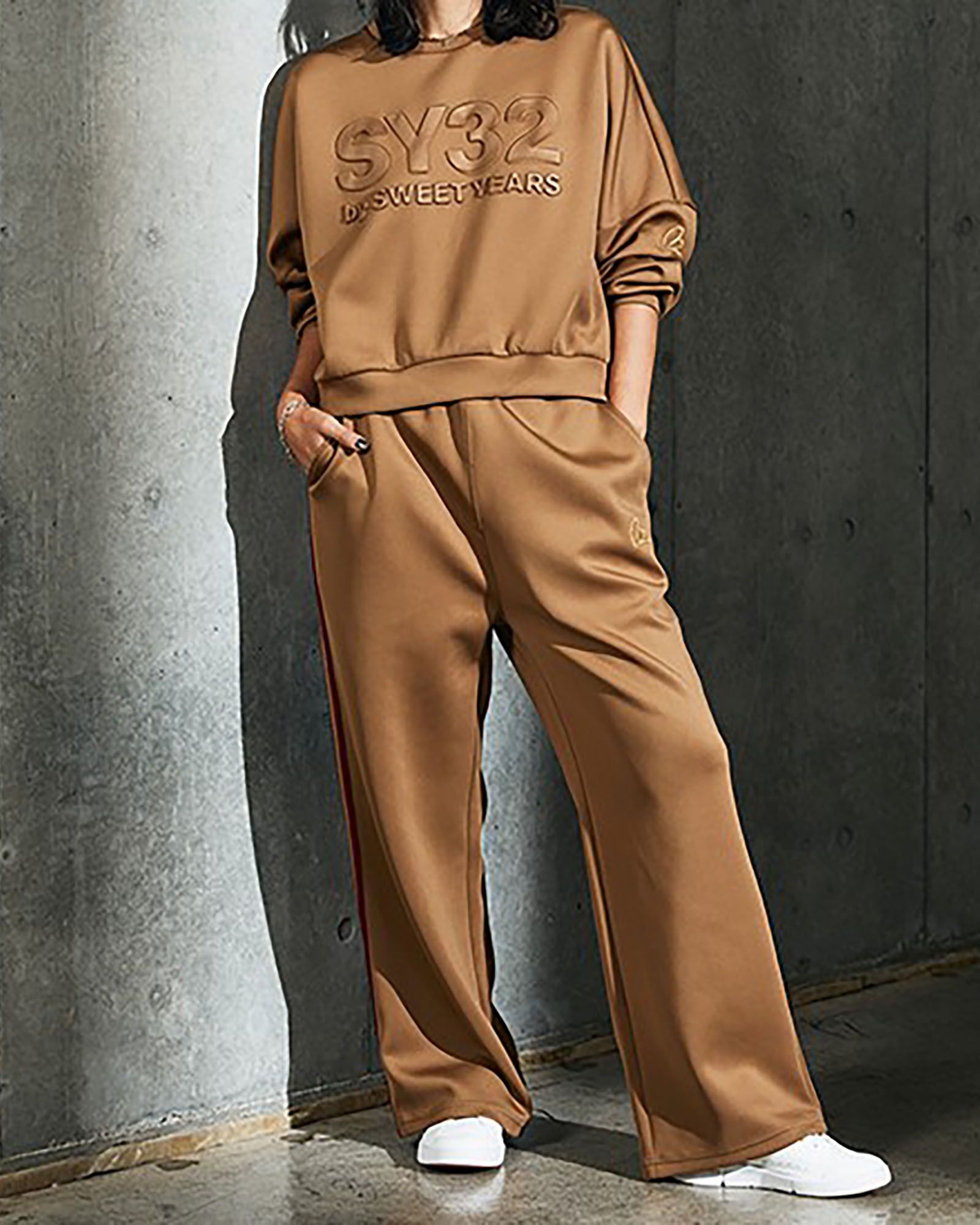 DOUBLE KNIT EMBOSS PULLOVER | プルオーバー | ベージュ | レディース | ゴルフウェア