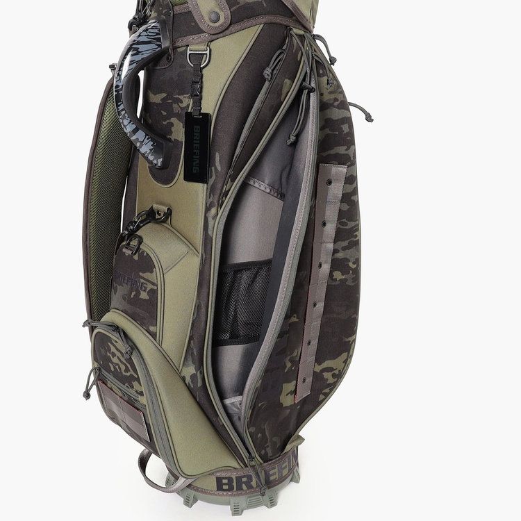 CR-5 #04 CAMO COMBI | キャディバッグ | マルチカモブラック×レンジャーグリーン | ユニセックス | ゴルフ