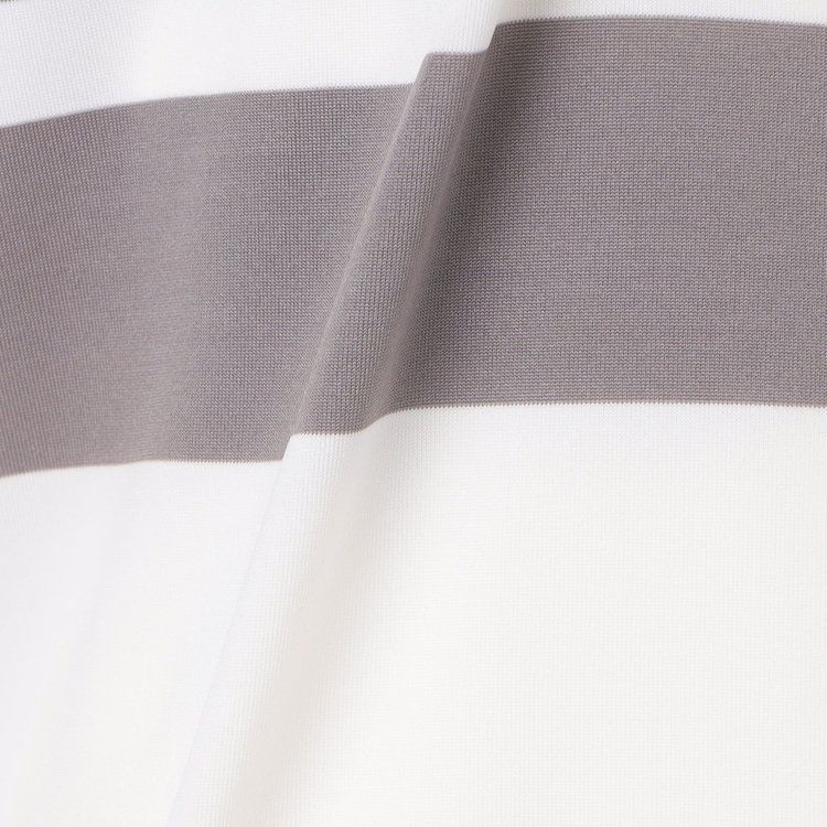 MEN’S PANEL STRIPE HIGHNECK （リラックスフィット） | ハイネックシャツ | ホワイト | メンズ | ゴルフウェア