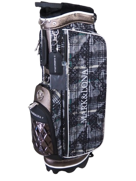 Olson Luxe Caddy Bag | キャディバッグ | ブラック／ホワイト | ゴルフ