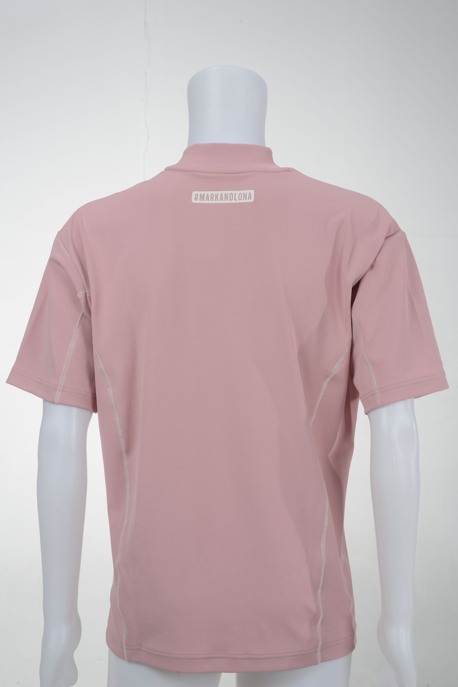 Pulsar Mock Neck Tee | モックネック | ピンク | ユニセックス | ゴルフウェア