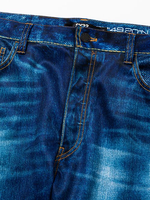 FAKE DENIME SHORT PANTS | パンツ | デニム | メンズ