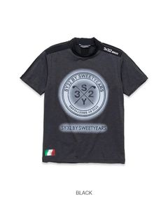 LOMELLINA FANTASIA GRADATION PT MOCK | Tシャツ | ブラック | メンズ | ゴルフウェア