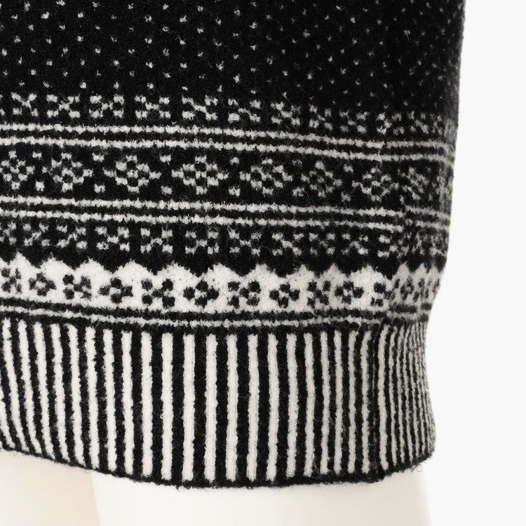 HOL MEN’S FAIR ISLE CREWNECK KNIT | ニット | ブラック | メンズ | ゴルフウェア