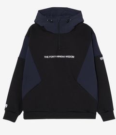 CARDBOARD MATERIAL HOODIE | パーカー | ブラック×ダークネイビー | ユニセックス | ゴルフウェア