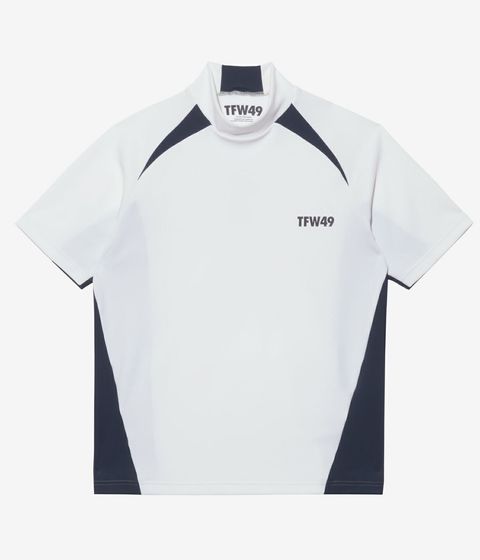 SIDE PANEL SHORT SLEEVE MOCKNECK | ポロシャツ | ホワイト | メンズ | ゴルフウェア