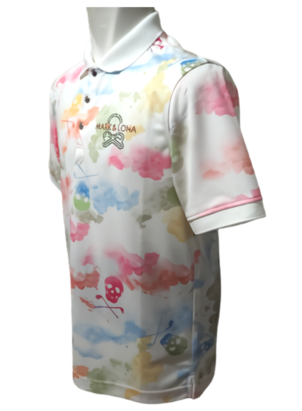 【木村拓哉さん着用】Pulse Camo Polo | ポロシャツ | ホワイト | メンズ | ゴルフウェア