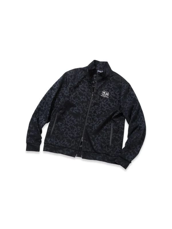 SATIN CAMO JACQUARD ZIP JK | ブルゾン | ブラック | メンズ | ゴルフウェア