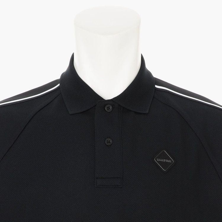 LINE POLO RF | ポロシャツ | ブラック | メンズ | ゴルフウェア