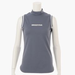 WOMENS TOUR NO SLEEVE HIGH NECK | ツアー ノースリーブ ハイネック | モックネック Tシャツ | グレー | レディース | ゴルフウェア