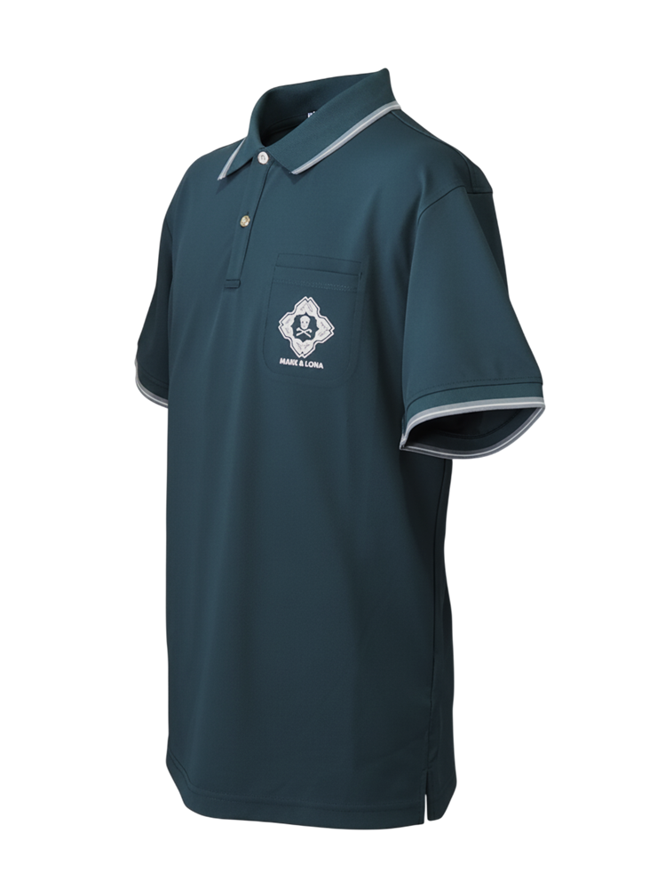 Stela Patch Pocket Stretch Piqué Polo | MEN | ポロシャツ | グリーン | メンズ | ゴルフウェア