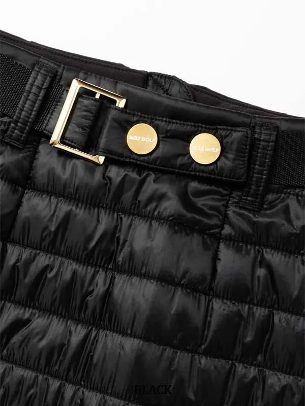 QUILT ＆ STORM FLEECE COMBI SKIRT | スカート | ブラック | レディース | ゴルフウェア