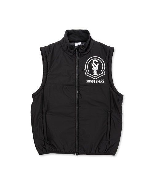 STRETCH DETACHABLE THINDOWN LIGHT JK | ジップアップブルゾン | ベスト | ブラック | メンズ | ゴルフウェア