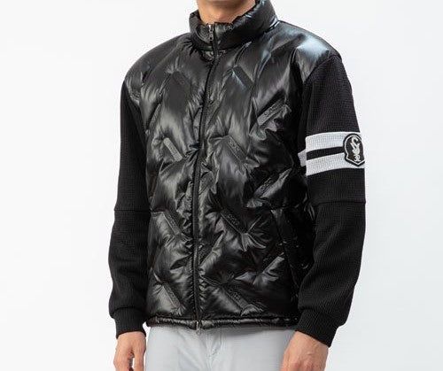 BONDING LOGO QUILT JK | ジップアップブルゾン | ブラック | メンズ | ゴルフウェア