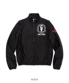 STRETCH DETACHABLE THINDOWN LIGHT JK | ジップアップブルゾン | ベスト | ブラック | メンズ | ゴルフウェア